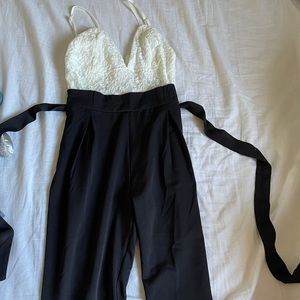 Black and white Romper M